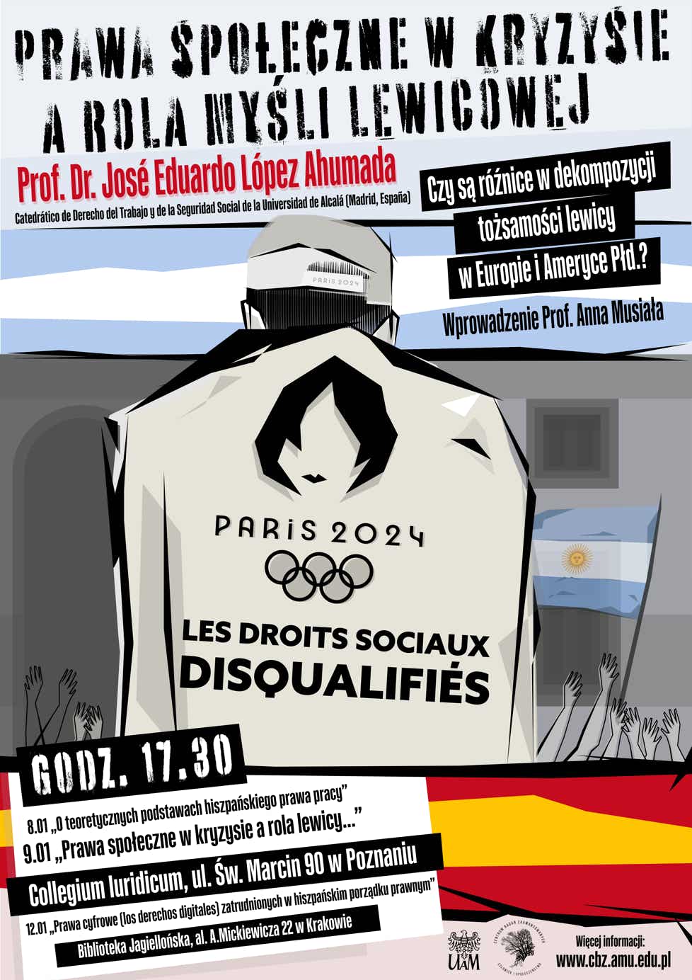 prof. Raphaël Dalmasso - Reforemy Macrona we francuskim Prawie Pracy w 2017 roku CBZ 24.10.2022 poster