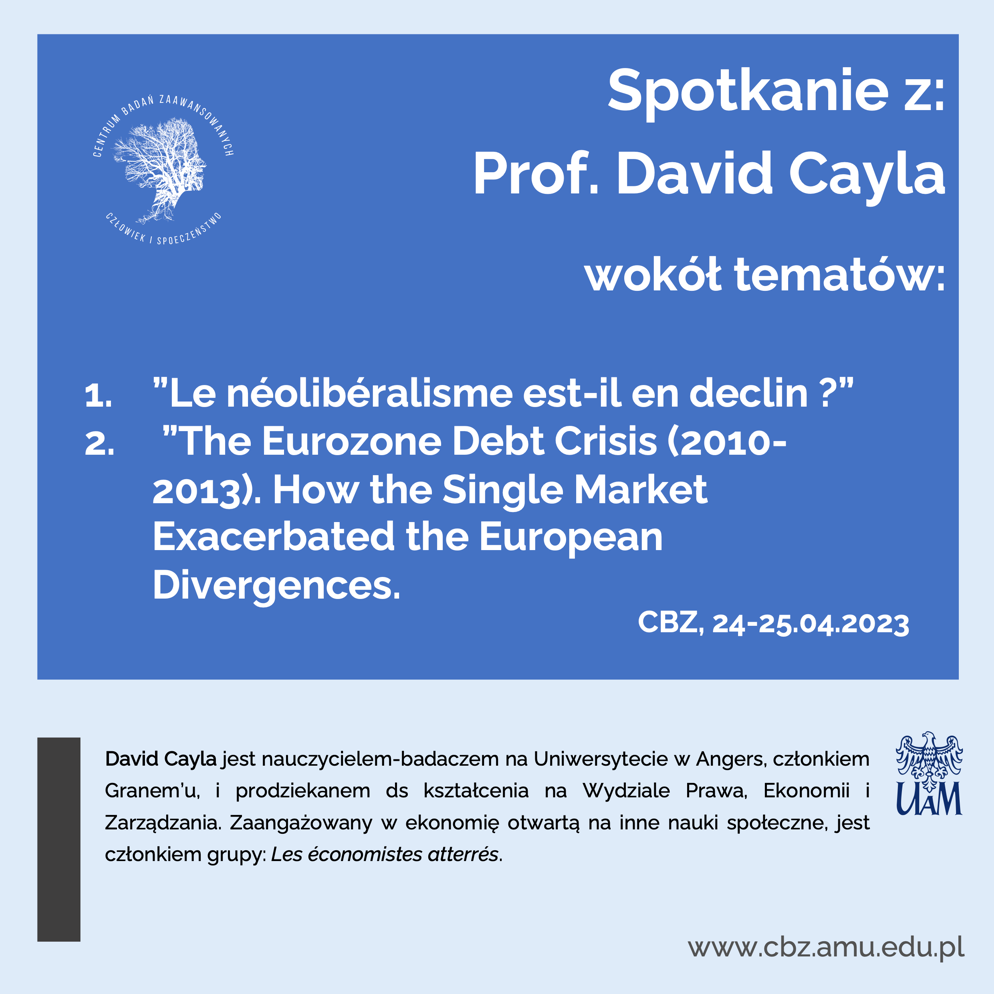 prof. Paul Zawadzki: O źródłach demokratycznego niepokoju we współczesności - CBZ 11.01.2023 - poster