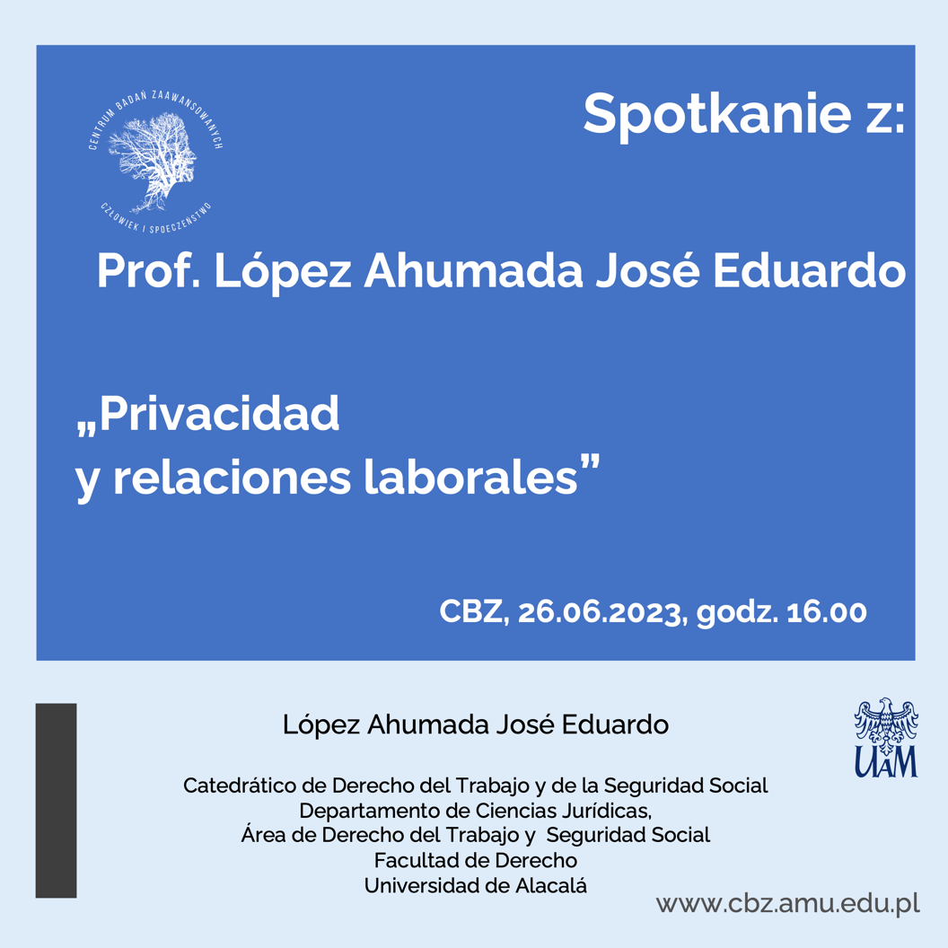 Seminaria z cyklu "O fundamentach prawa pracy w dziejszej Polsce - poster