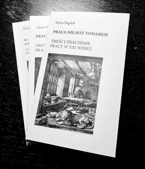 Alain Supiot - Praca nie jest towarem books stack